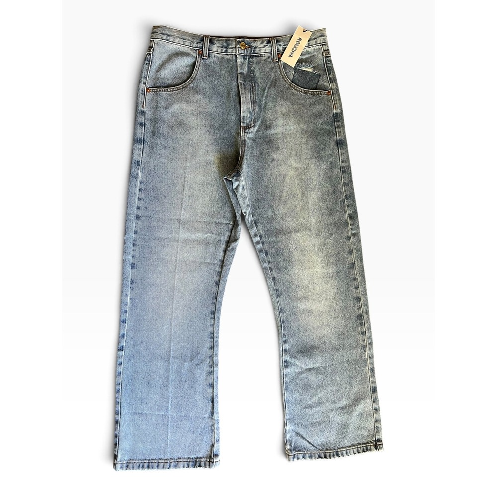 Roucha Dolly Denim Jeans Vintage Blue High Rise Size Medium Size B New With Tags